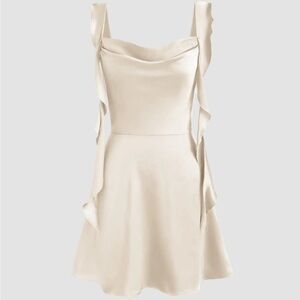 Cute white short dress wore once